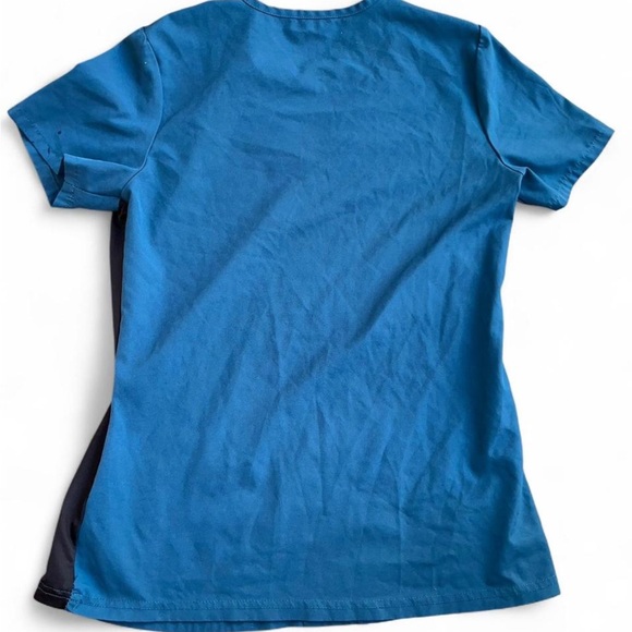 Blue V-Neck Scrub Set - Picture 3 of 6